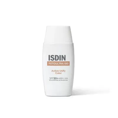 Isdin Foto Ultra Active Unify Color Depigmentant - Ecran Solaire Teinte Spf50+ - 50ml