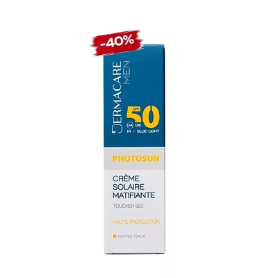 Dermacare Photosun Men Creme Solaire Matifiante Ecran Spf50 50ml