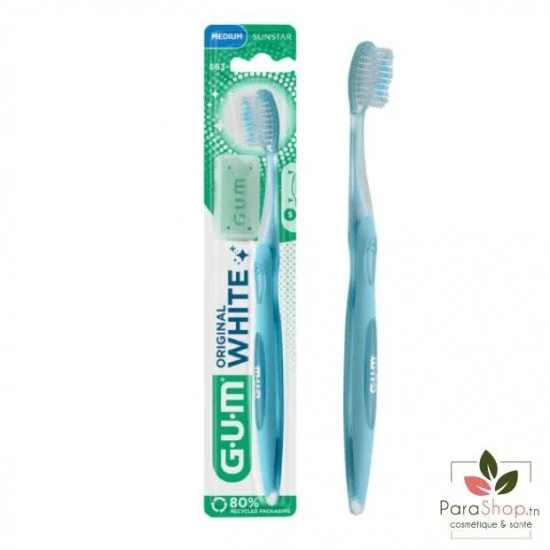 Gum Original White Brosse à Dents Medium - Ref 563