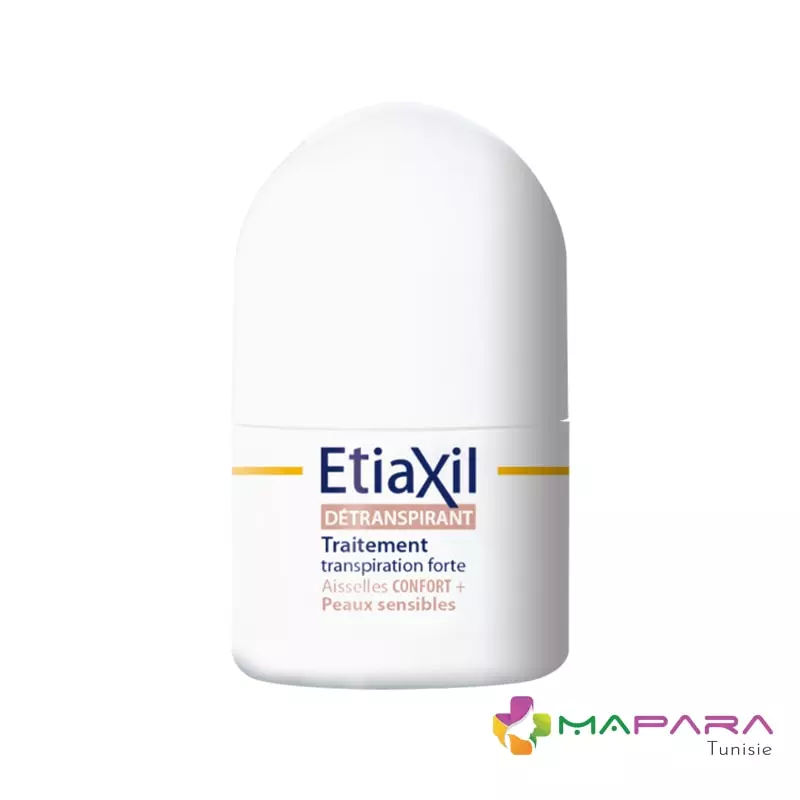 ETIAXIL Détranspirant Confort+ Aisselles Roll-on 15ml