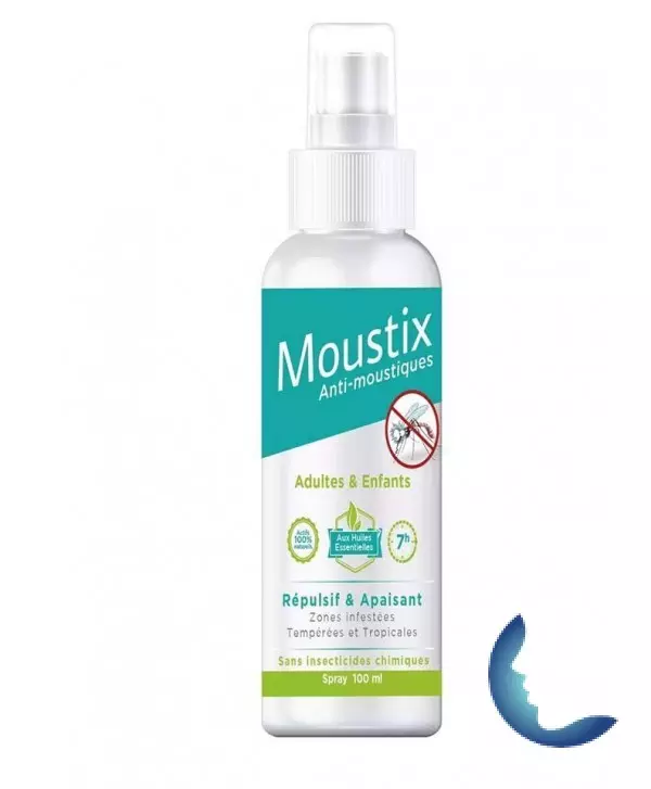 MOUSTIX SPRAY ANTI-MOUSTIQUES REPULSIF ET APAISANT 100ML