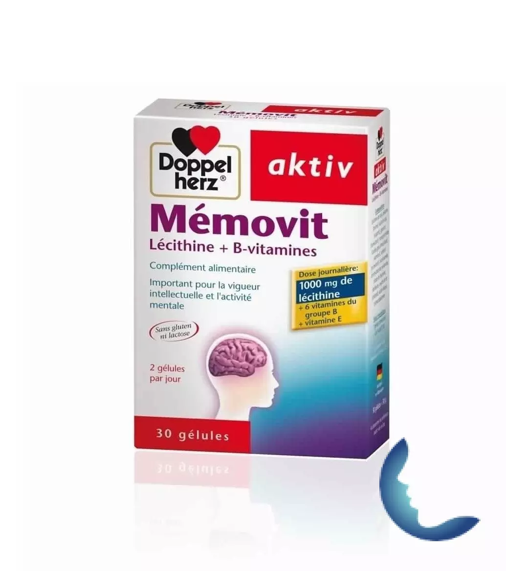 AKTIV Memovit Lécithine + B-vitamines, 30 Gélules