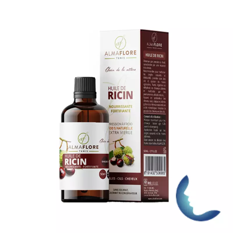 ALMAFLORE Huile de RICIN BIO, 10ML