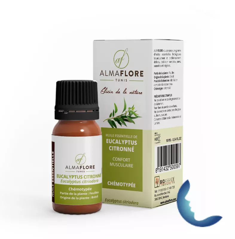 almaflore huile essentielle de eucalyptus citronne 10ml