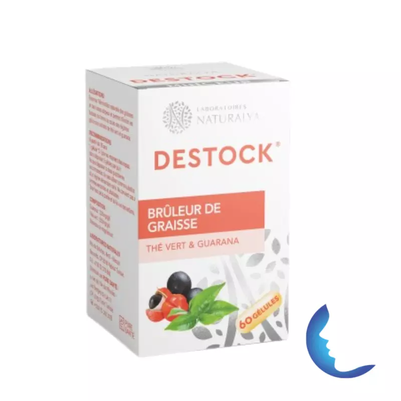 Naturalya Destock Bruleur De Graisse Thé Vert & Guarana, 60 Gélules