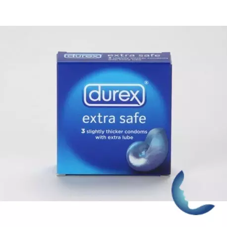 DUREX PRESERVATIF EXTRA SAFE BT 3