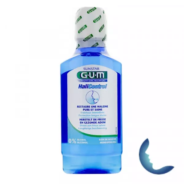 GUM Bain de Bouche HaliControl, 300 ml