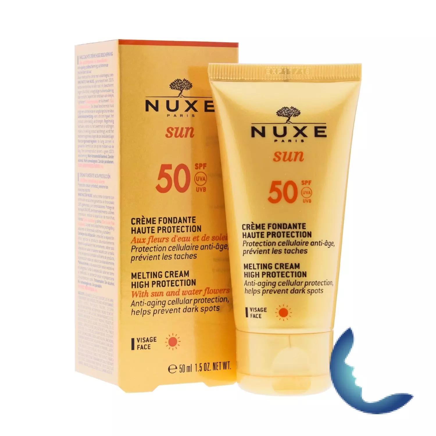 NUXE Sun Crème fondante visage SPF50+ , 50ml