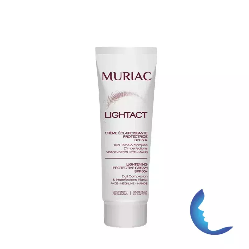Muriac Lightact Crème Eclaircissante Protectrice spf50+, 50ml