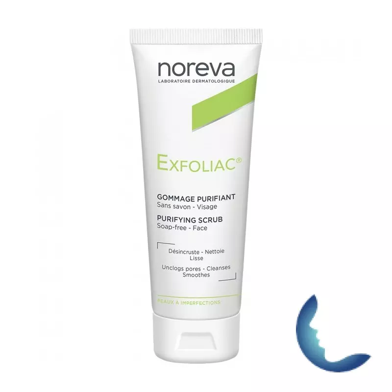 NOREVA EXFOLIAC GOMMAGE PURIFIANT PEAUX A IMPERFECTIONS 50ML