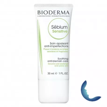 Bioderma – Sebium Sensitive – Soin Apaisant Anti-Imperfections, 30ml