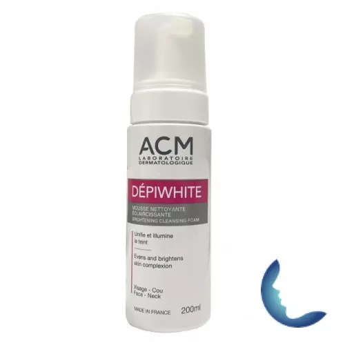 ACM DEPIWHITE MOUSSE NETTOYANTE ECLAIRCISSANTE 200ML