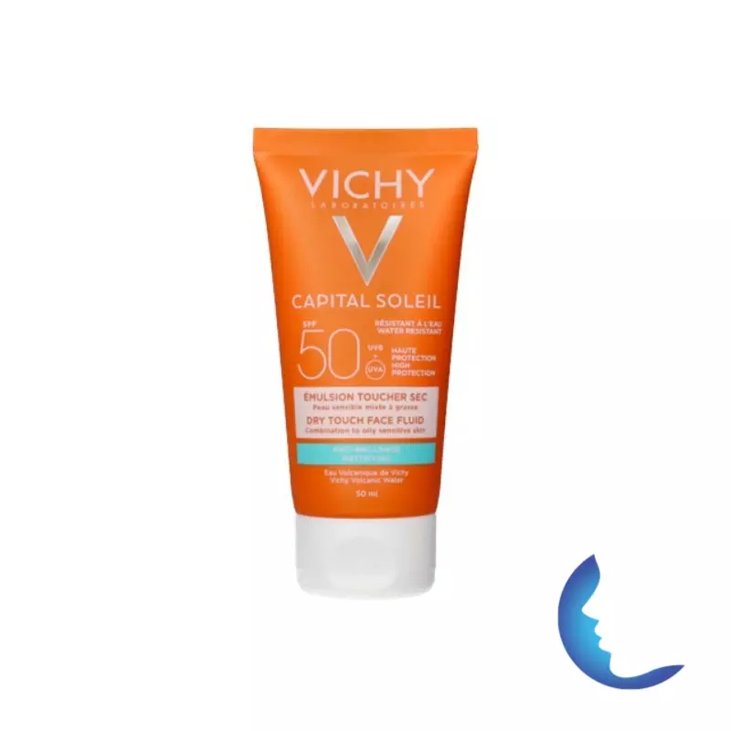 VICHY Capital Soleil Émulsion Toucher Sec SPF 50+, 50ml