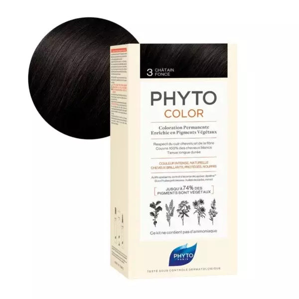 PHYTO COLOR 3 CHATAIN FONCE
