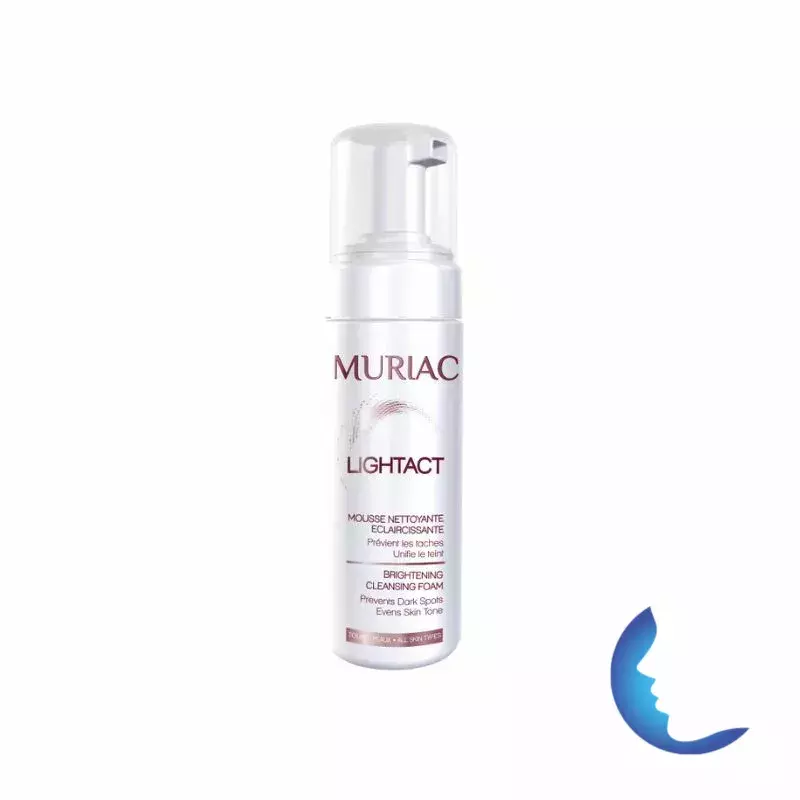 Muriac Lightact Mousse Nettoyante Eclaircissante, 150ml