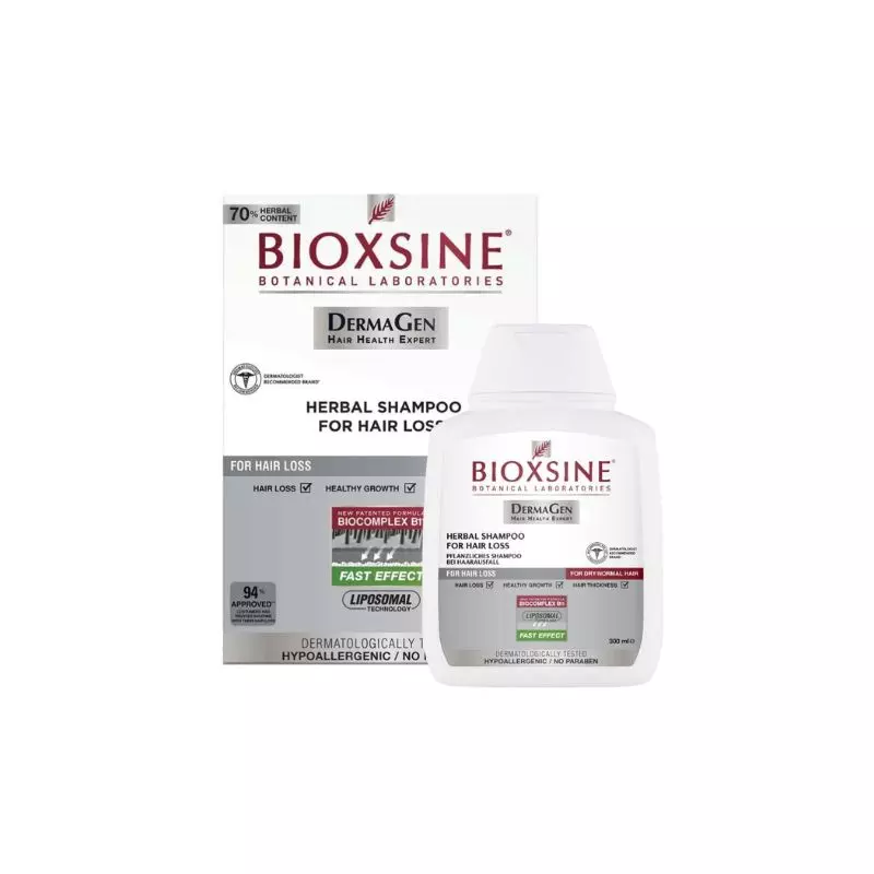 Bioxsine Shampooing Végétal Cheveux Secs/Normaux, 300ml