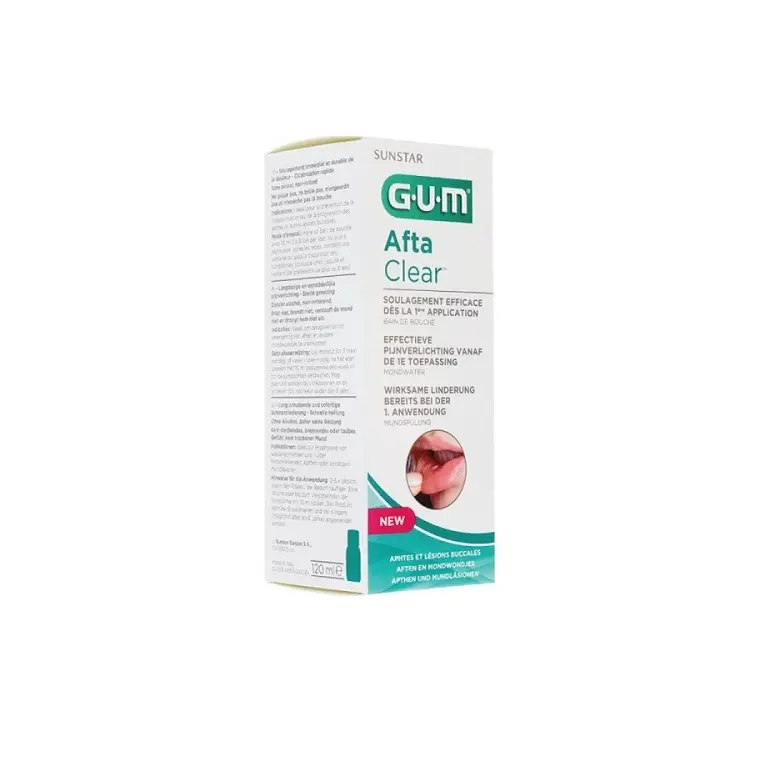 GUM Aftaclear Bain de Bouche, 120 ml