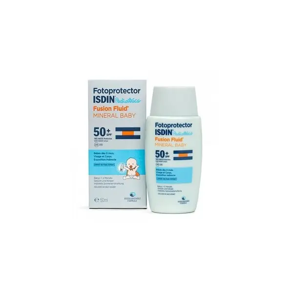 ISDIN ÉCRAN SOLAIRE MINERAL BABY SPF50+ 50ML