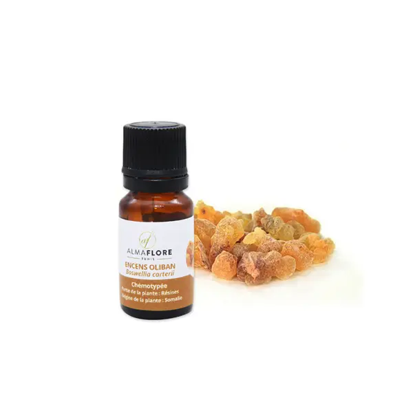 ALMAFLORE Huile Essentielle de l’encens, 10ML
