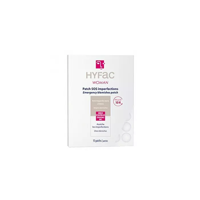 Hyfac women Patchs SOS anti-imperfections , 15 patchs