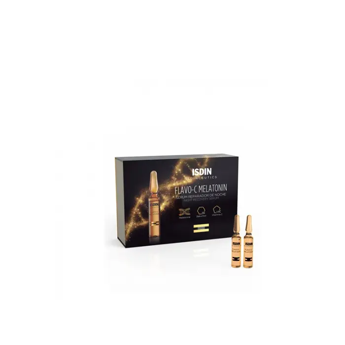 ISDINCEUTICS FLAVO-C MELATONIN SERUM REPARATEUR NUIT 30 UNIDOSES DE 2ML