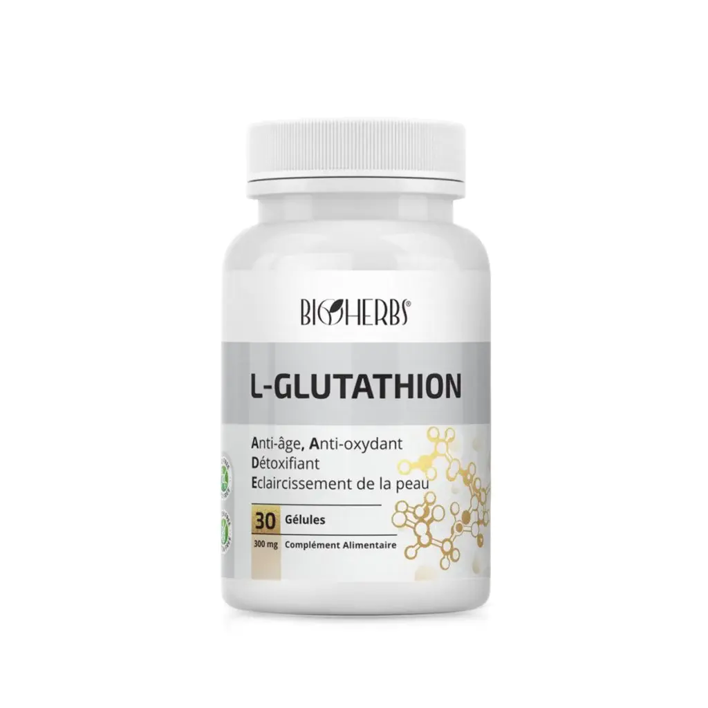 L-GLUTATHION: 30 Gélules bioherbs