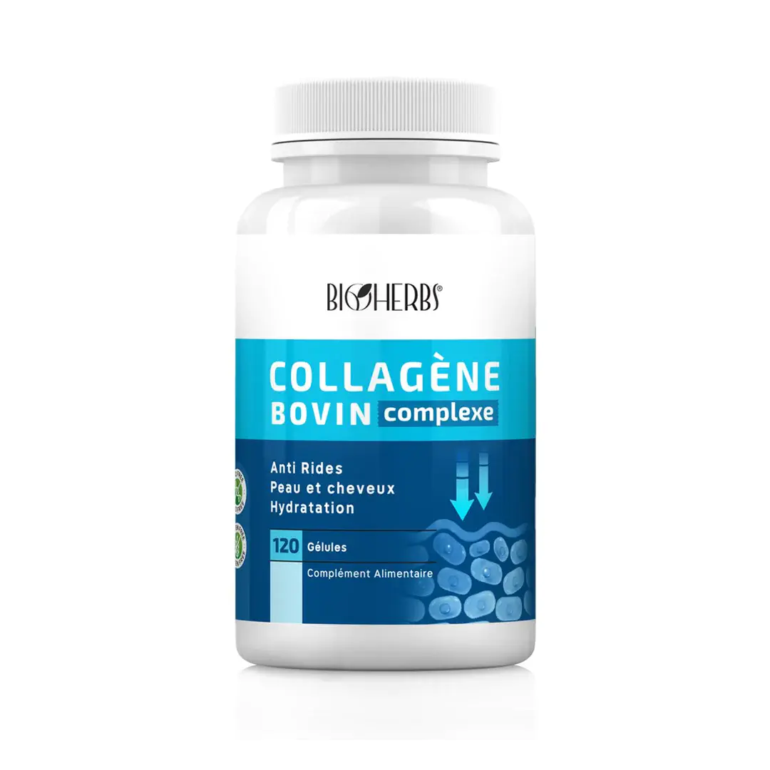 COLLAGÈNE BOVIN COMPLEXE  120 Gélules bioherbs