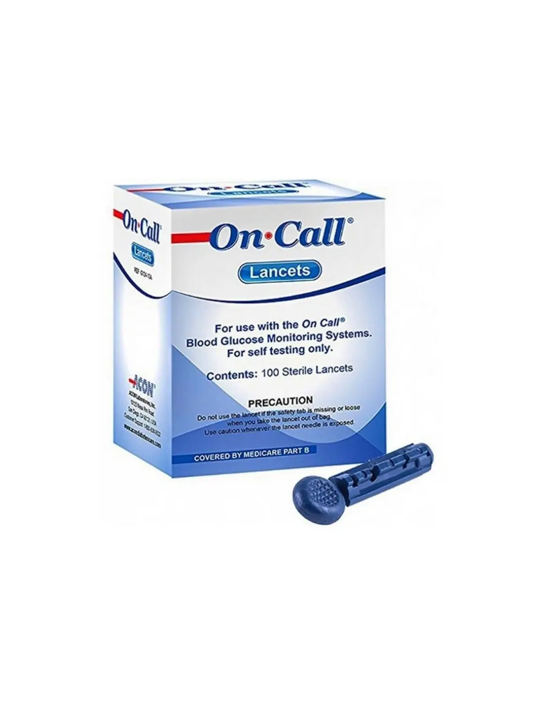 ON CALL PLUS LANCETTES Boite 100