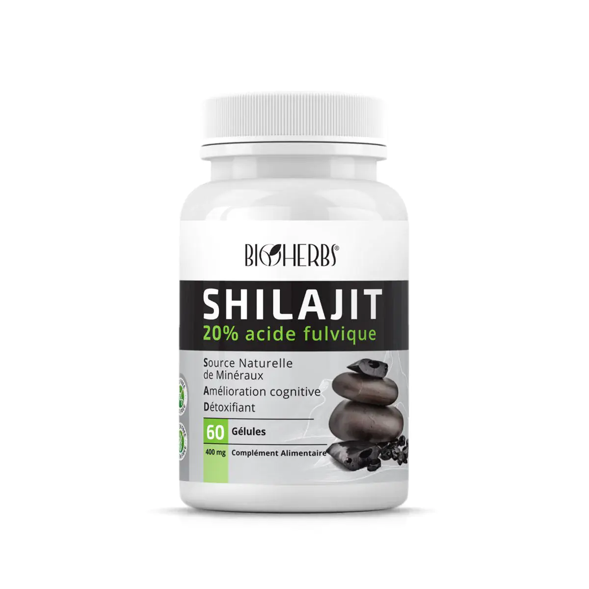 Shilajit 20% d’acide fulvique) شيلاجيت 60 GEULULE bioherbs