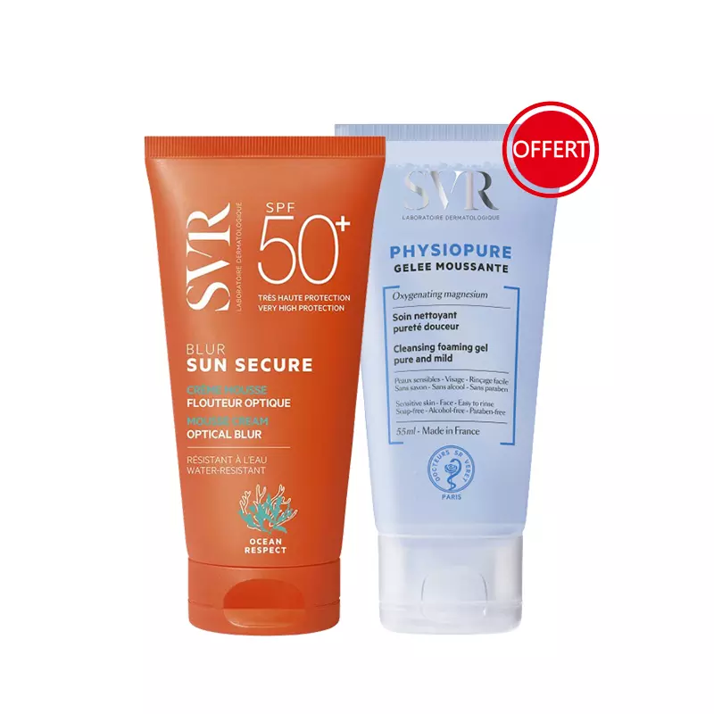 SVR SUN SECURE BLUR CREME MOUSSE FLOUTEUR OPTIQUE SPF50+ INVISIBLE 50ML