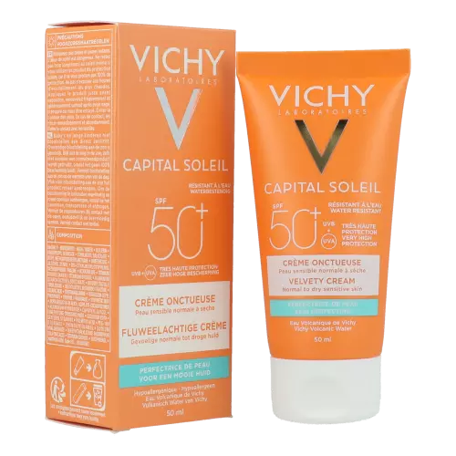 VICHY CAPITAL SOLEIL SPF50+ CREME ONCTUEUSE PEAUX NORMALES A SECHES