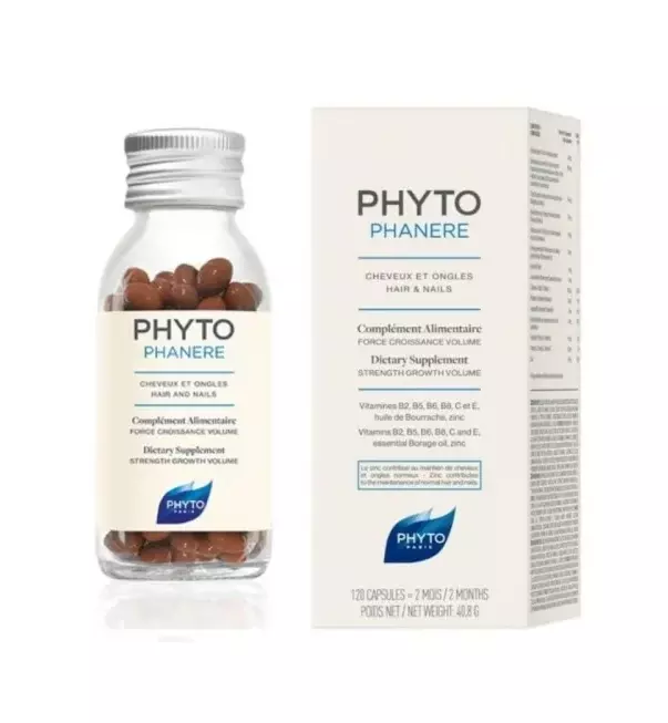 PHYTO PHYTOPHANERE COMPLEMENT ALIMENTAIRE ANTICHUTE ET FORTIFIANT 120 CAPSULES