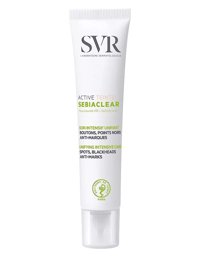 SVR SEBIACLEAR ACTIVE TEINTE SOIN INTENSIF UNIFIANT ANTI-IMPERFECTIONS 40ML