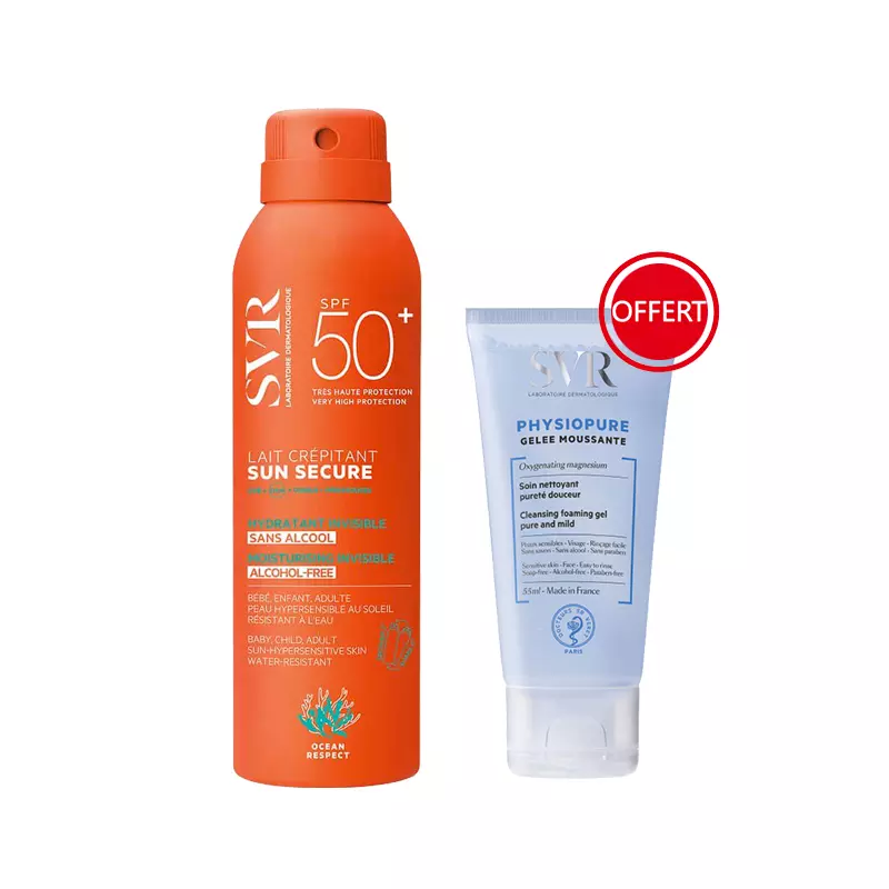 SVR SUN SECURE LAIT CREPITANT SPF50+ 200ML