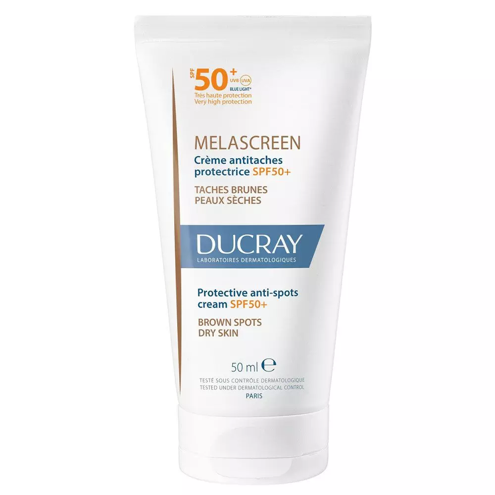 DUCRAY MELASCREEN CREME ANTI-TACHES PROTECTRICE PEAUX SECHES SPF50+ 50ML
