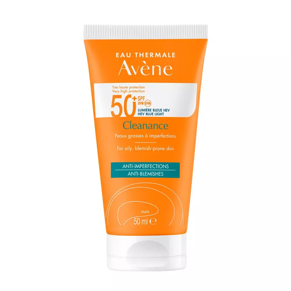AVENE CLEANANCE CREME SOLAIRE SPF50+ PEAUX GRASSES A IMPERFECTIONS 50ML