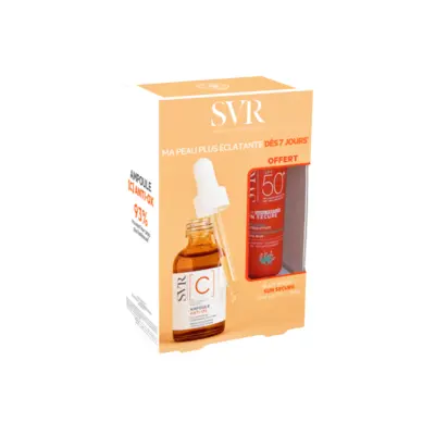 SVR COFFRET AMPOULE C ANTI-OX 30ML + SUN SECURE BLUR 15ML OFFERT