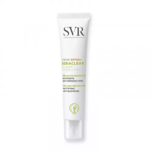 SVR Sebiaclear ECRAN crème SPF50 solaire matifiante 40ml