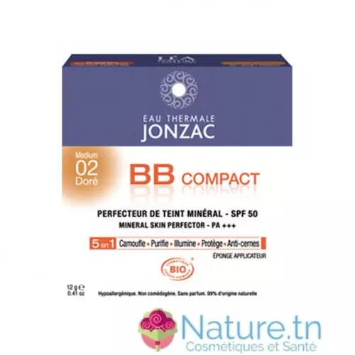 Jonzac BB compact N°02 doré – Eau Thermale Jonzac