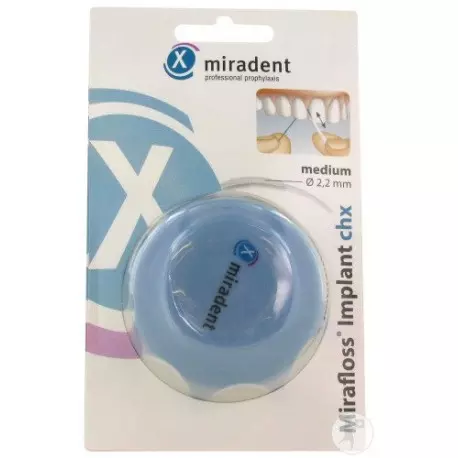 Miradent Mirafloss Implant chx medium 50