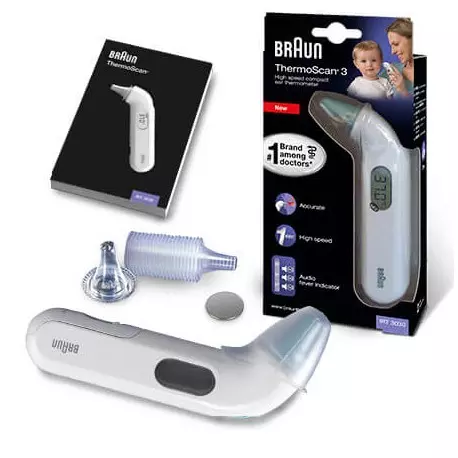 Braun thermomètre auriculaire thermoscan 3