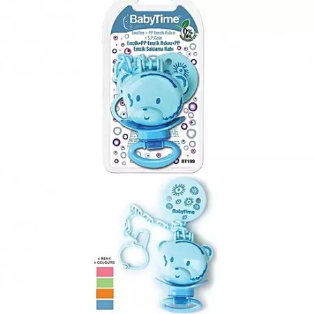 Baby Time attache sucette +protège