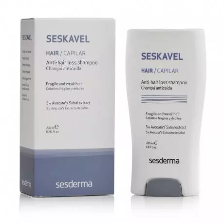 SESDERMA – SESKAVEL Shampooing antichute de cheveux 200ML