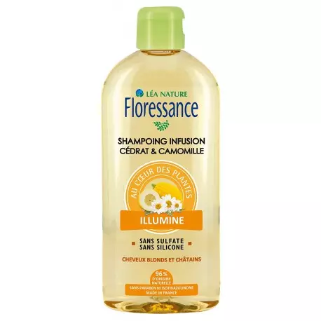 Floressance shampoing infusion cédrat et  camomille 500ml