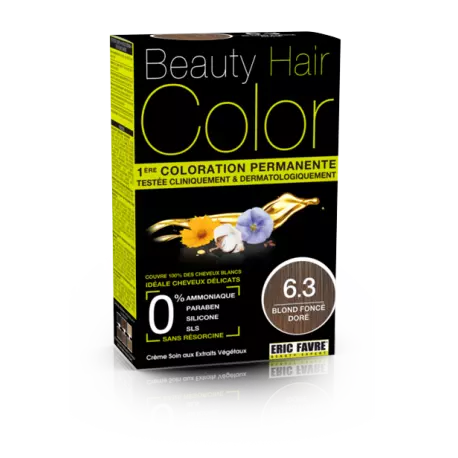 Beauty Hair color 6.3 blond foncé doré