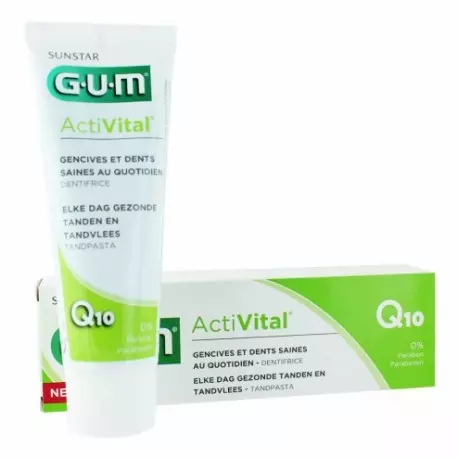 Gum activital  dentifrice Q10