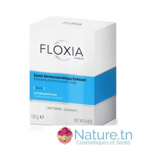 FLOXIA Disco – Savon Dermocosmétique Exfoliant 125 G