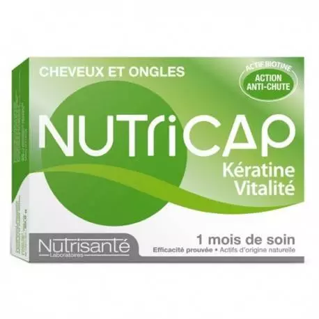NUTRICAP KERATINE VITALITE BOITE DE 30