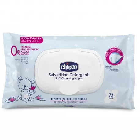 CHICCO LINGETTES BABY MOMENTS 72 PCS